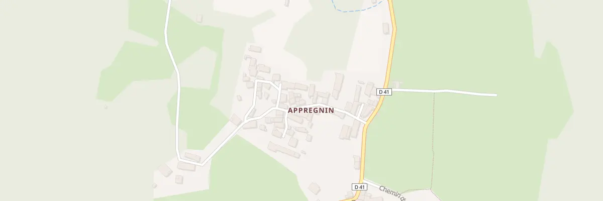 Plan du 5216 Appregnin à Saint-Germain-les-Paroisses
