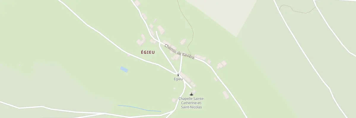 Plan du 5013 Egieu à Rossillon