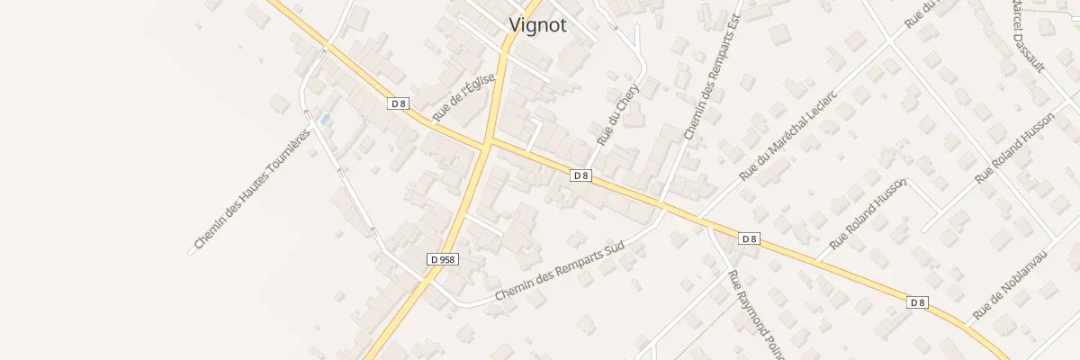 Plan du 1B Rue Jean Thiriot à Vignot