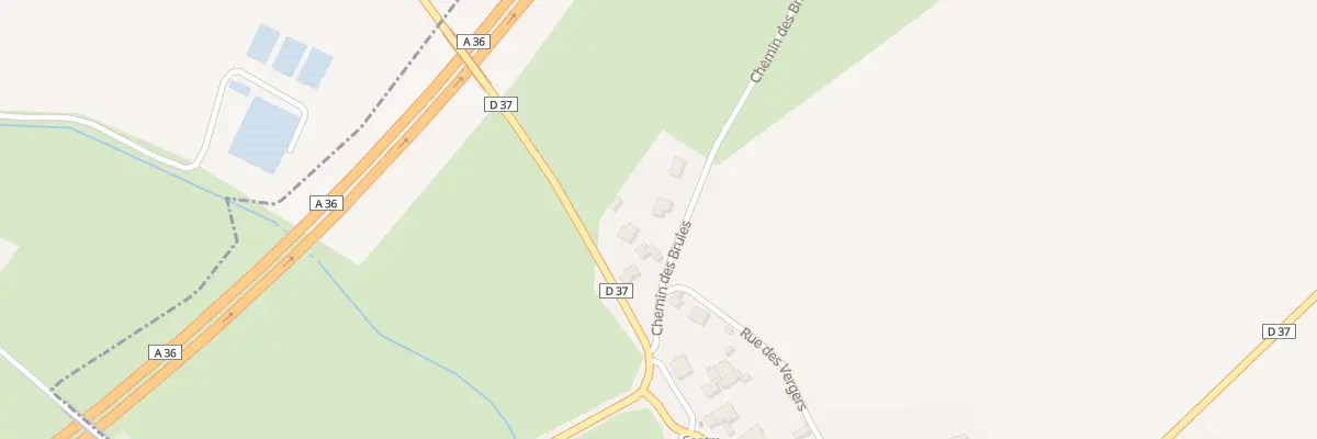 Plan du 3 Che des Brûlés à Lavangeot