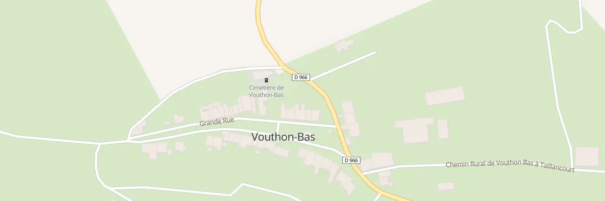 Plan du 18 Gr Grande Rue à Vouthon-Bas