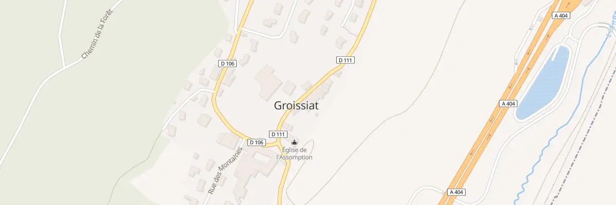Plan du 64 Rue de l’Ancienne Mairie à Groissiat