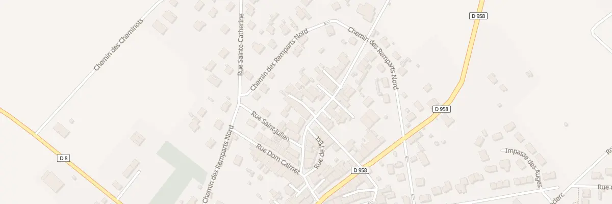 Plan du 1 Rue St Georges à Vignot