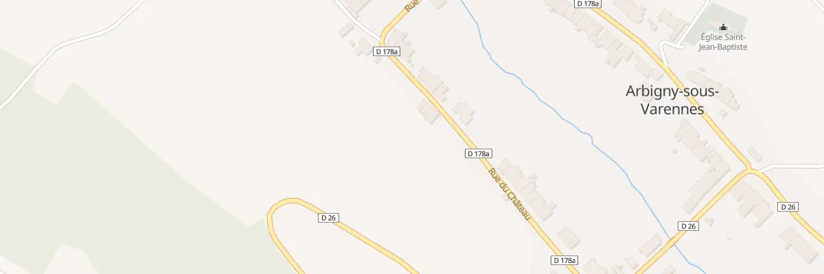 Plan du 4 Rue du Chateau à Arbigny-sous-Varennes