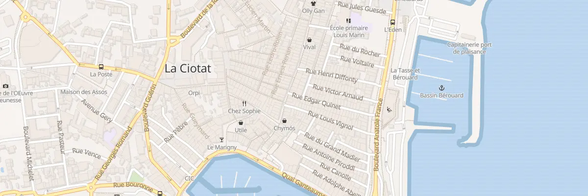 Plan du 4 Rue Edgar Quinet à La Ciotat