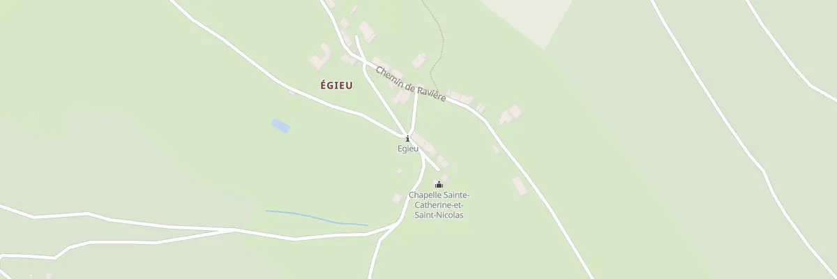 Plan du 5014 Egieu à Rossillon