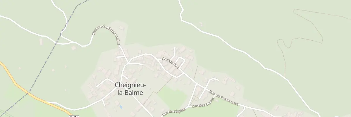 Plan du 5065 Cheignieu à Contrevoz