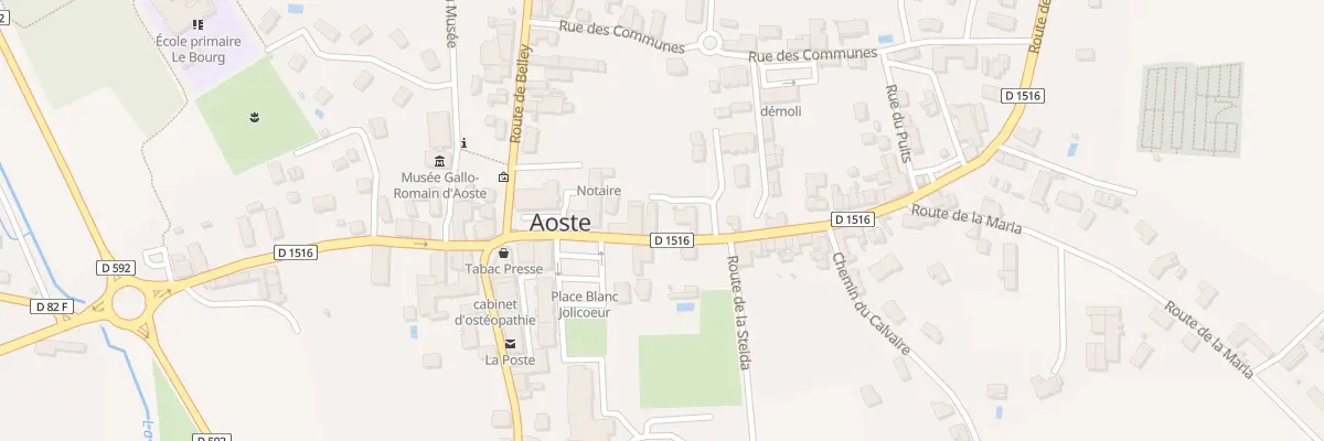 Plan du 37 Rue des Nouveaux à Aoste