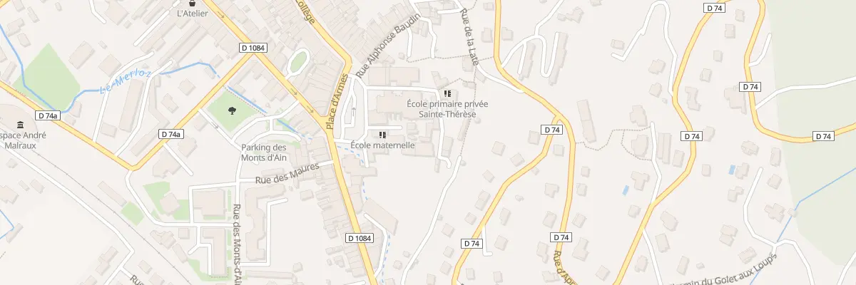 Plan du 8 Rue du Cloitre à Nantua