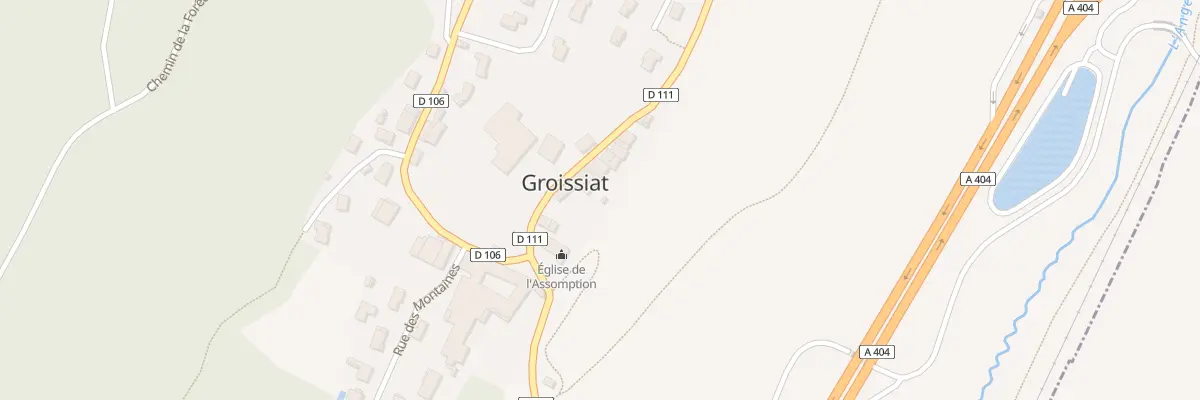 Plan du 64B Rue de l’Ancienne Mairie à Groissiat