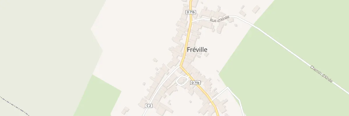 Plan du 1 Rue du Haut à Fréville