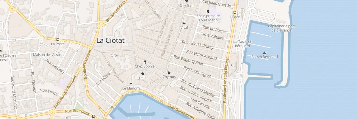 Plan du 6 Rue Edgar Quinet à La Ciotat