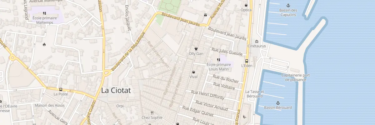 Plan du 42 Rue Ernest Renan à La Ciotat