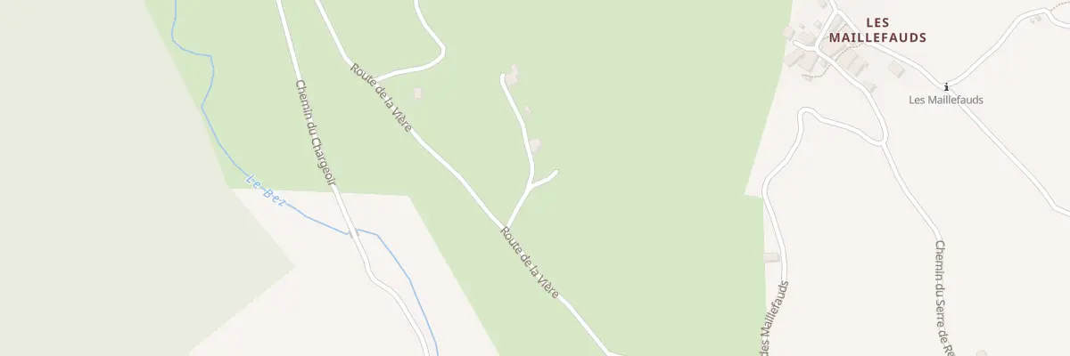 Plan du 1389 Rte de la Vière à Glandage