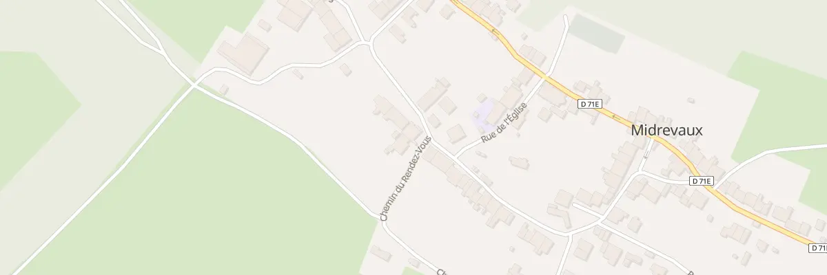 Plan du 12 Rue Neuve à Midrevaux