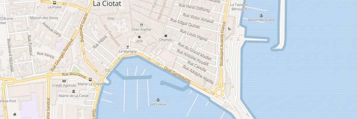 Plan du 1 Rue Adolphe Abeille à La Ciotat