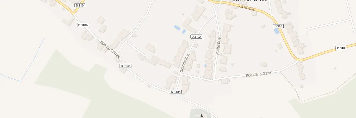 Plan du 7 Grande Rue à Maizières-sur-Amance
