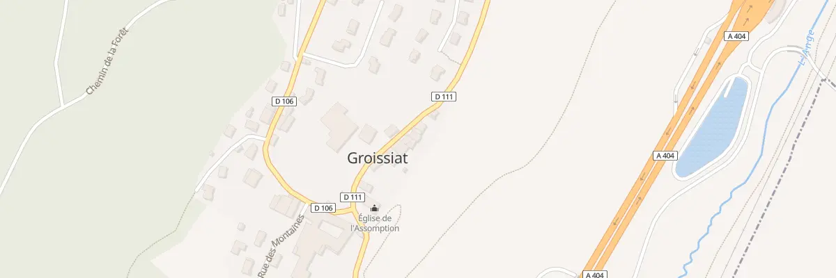 Plan du 96 Rue de l’Ancienne Mairie à Groissiat