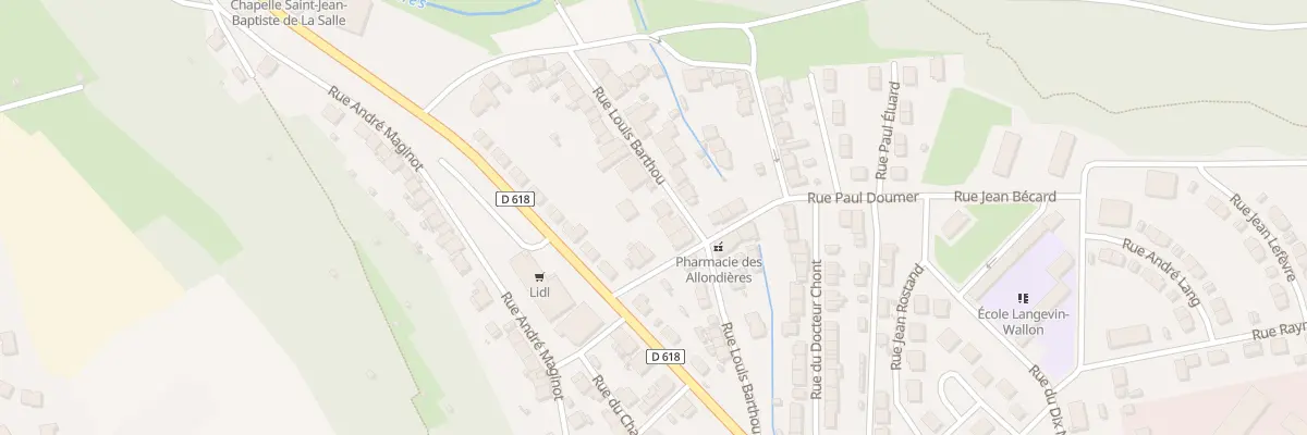 Plan du 21 Rue Louis Barthou à Longuyon
