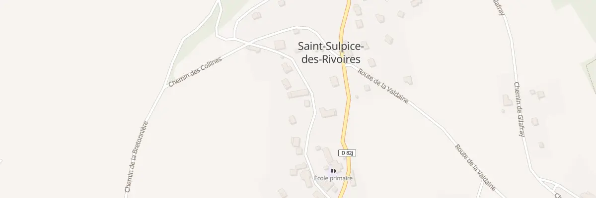 Plan du 201 Rue des Ecoliers à Saint-Sulpice-des-Rivoires