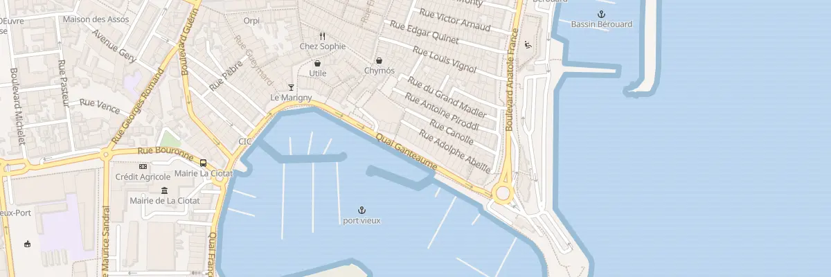 Plan du 6 Rue Adolphe Abeille à La Ciotat