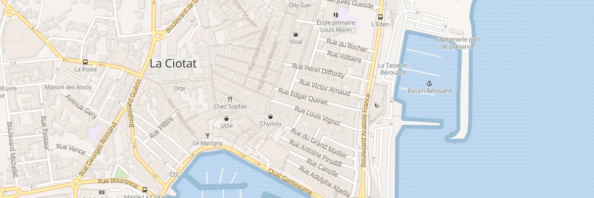 Plan du 14 Rue Edgar Quinet à La Ciotat