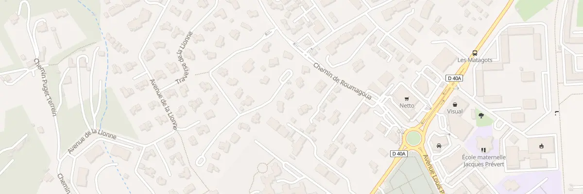 Plan du 9319 Che de Roumagoua à La Ciotat