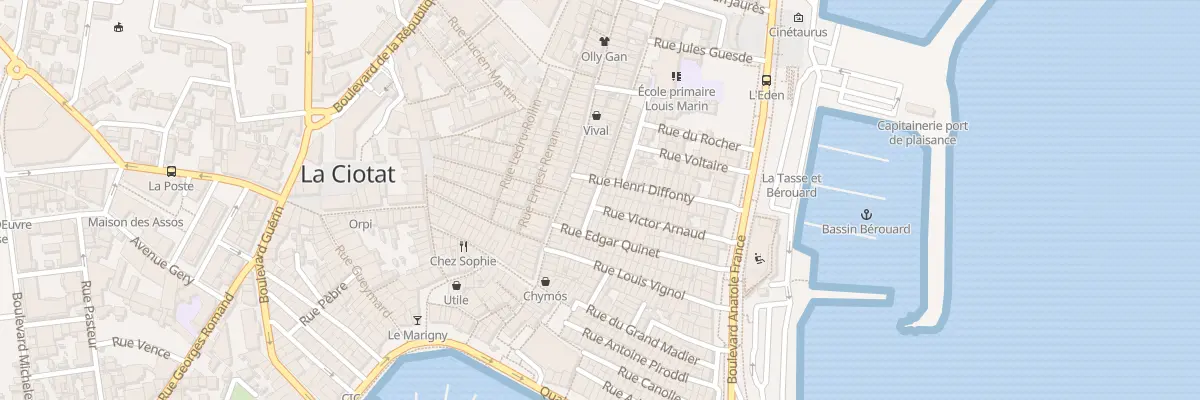 Plan du 1 Rue Antoine Meiffren à La Ciotat