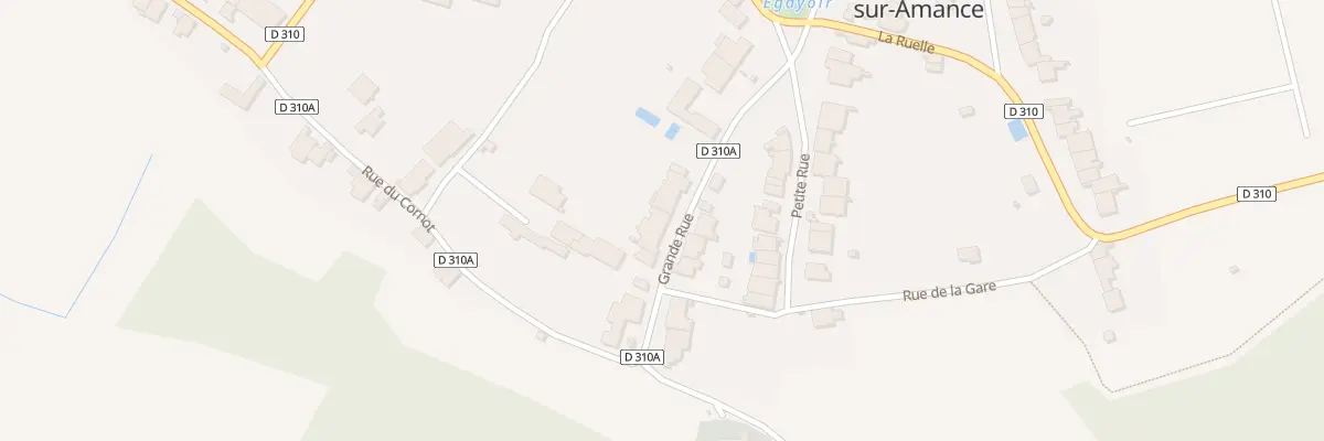 Plan du 9 Grande Rue à Maizières-sur-Amance