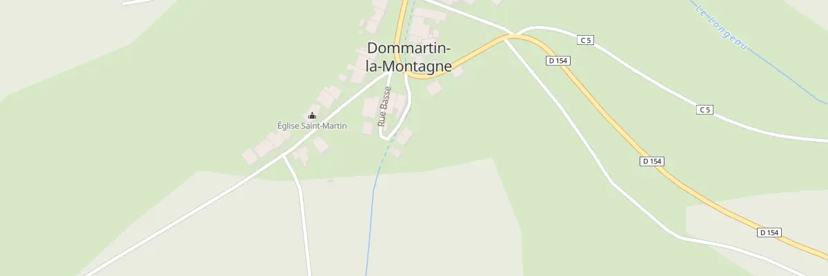 Plan du 4 Rue du Lavoir à Dommartin-la-Montagne