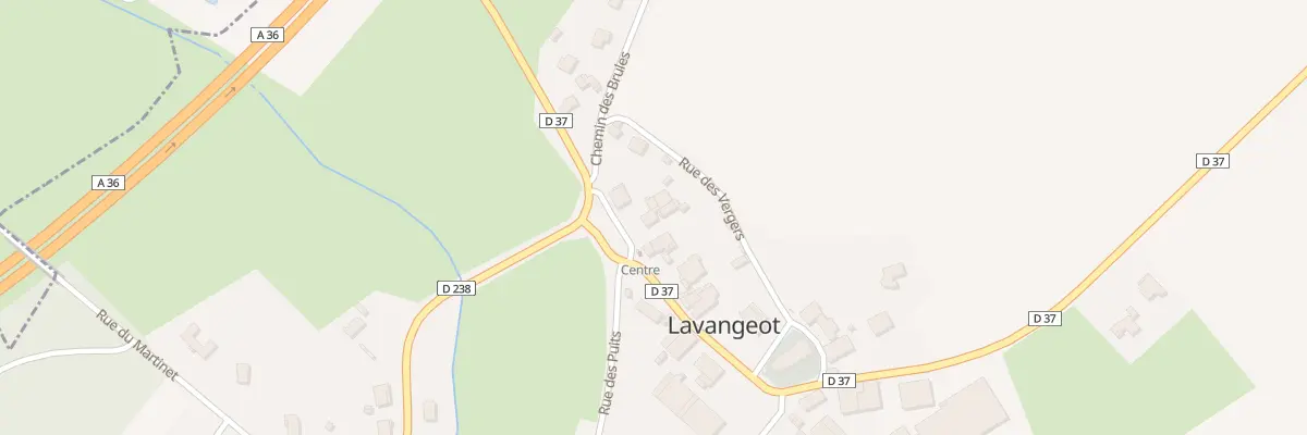 Plan du 5 Rue Principale à Lavangeot