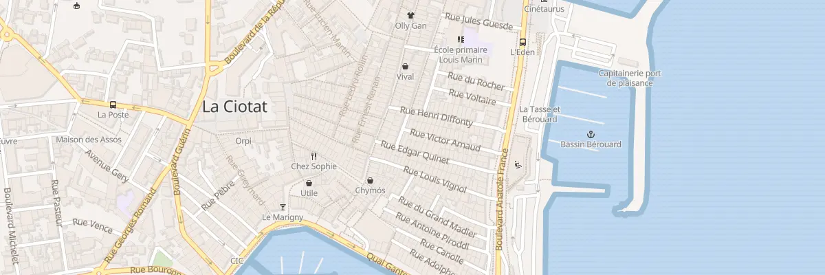 Plan du 6 Rue Victor Arnaud à La Ciotat