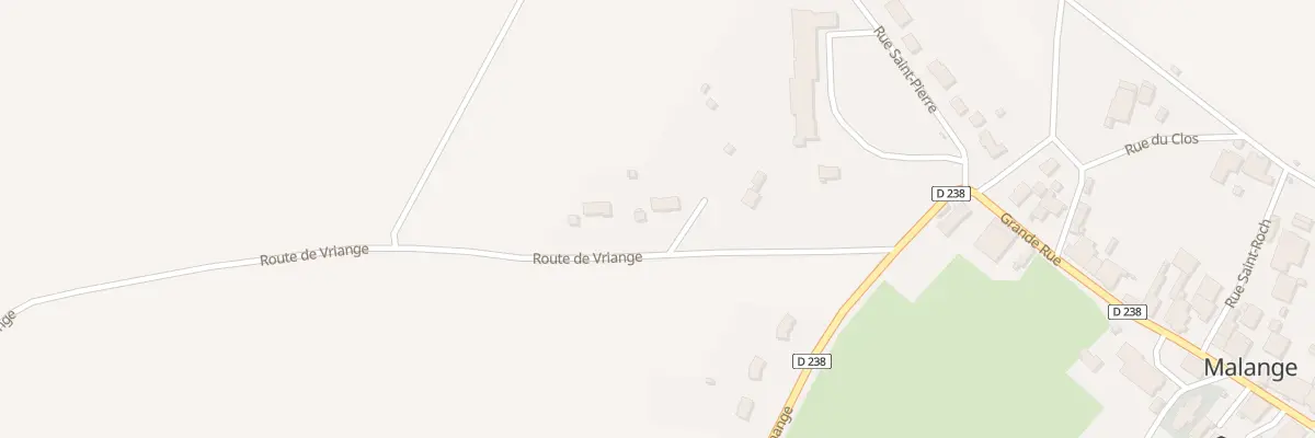 Plan du 4 Rte de Vriange à Malange
