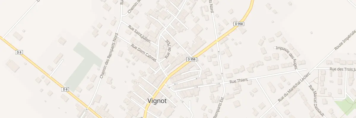 Plan du 10 Rue Carcano à Vignot