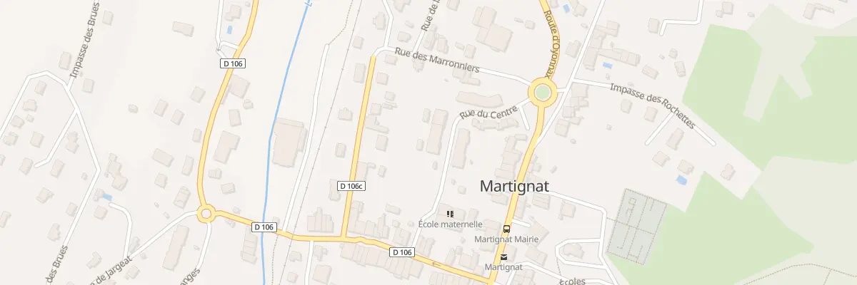 Plan de Martignat à Martignat