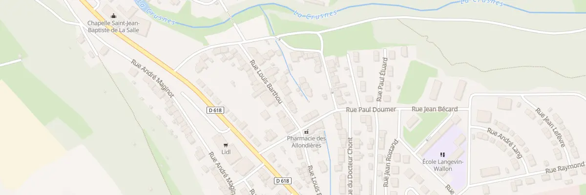 Plan du 16 Rue Louis Barthou à Longuyon