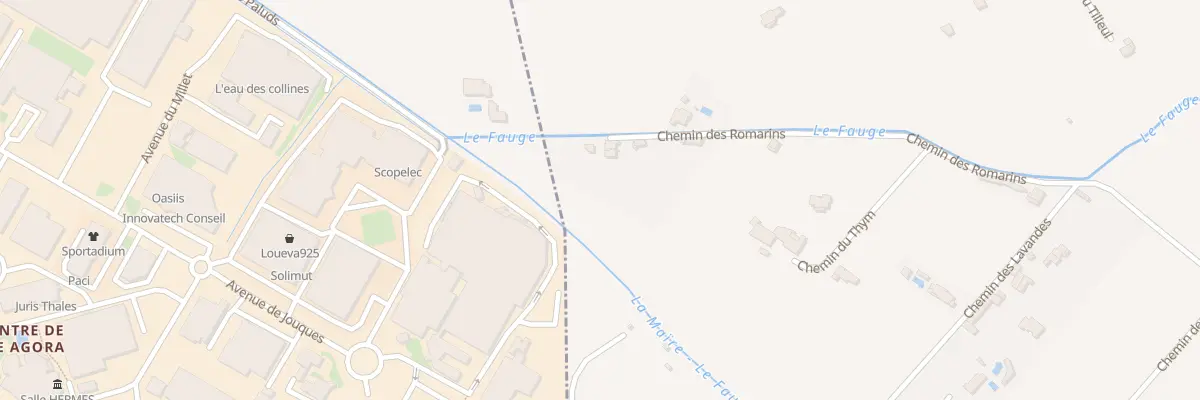 Plan du 5311 Les Graviers à Gémenos