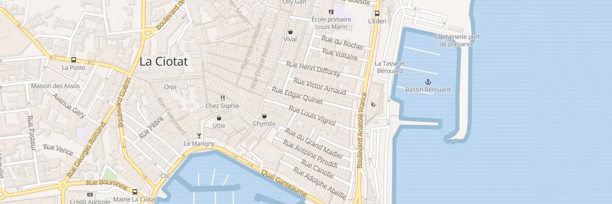 Plan du 24 Rue Edgar Quinet à La Ciotat