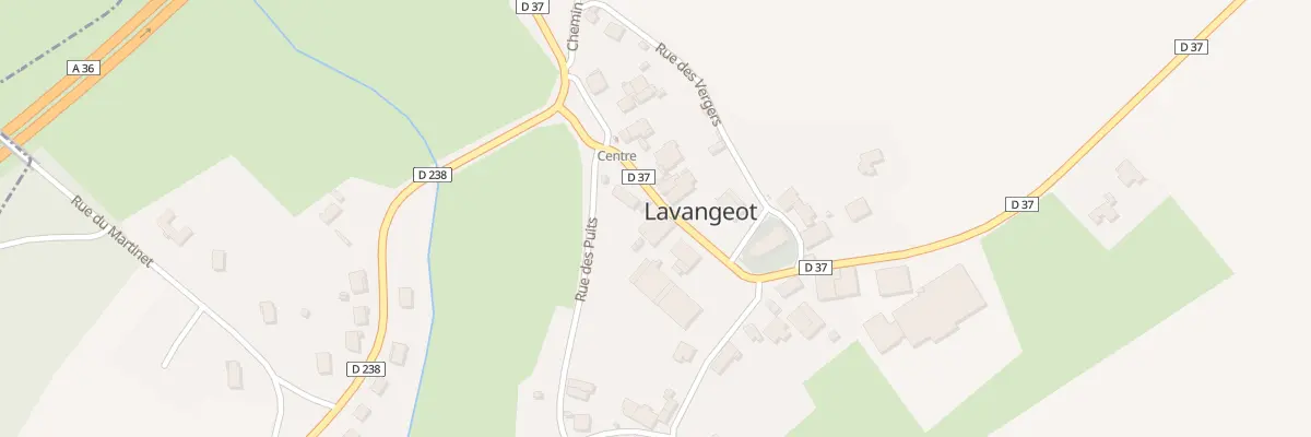 Plan du 6 Rue Principale à Lavangeot