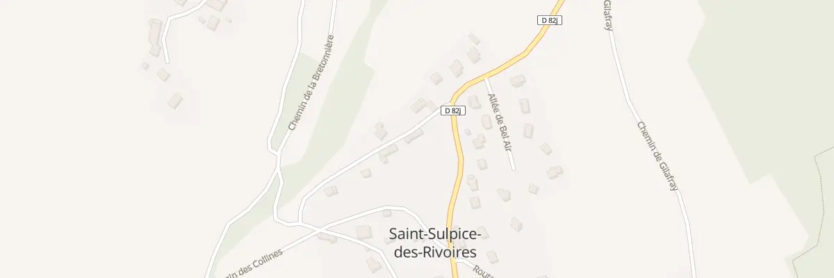 Plan du 33 Che du Cholat à Saint-Sulpice-des-Rivoires