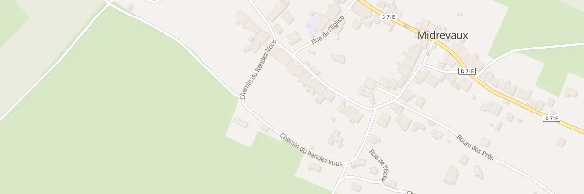 Plan du 22 Rue Neuve à Midrevaux