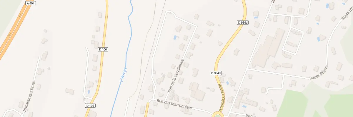 Plan du 123 Rue de la Verpilleuse à Martignat