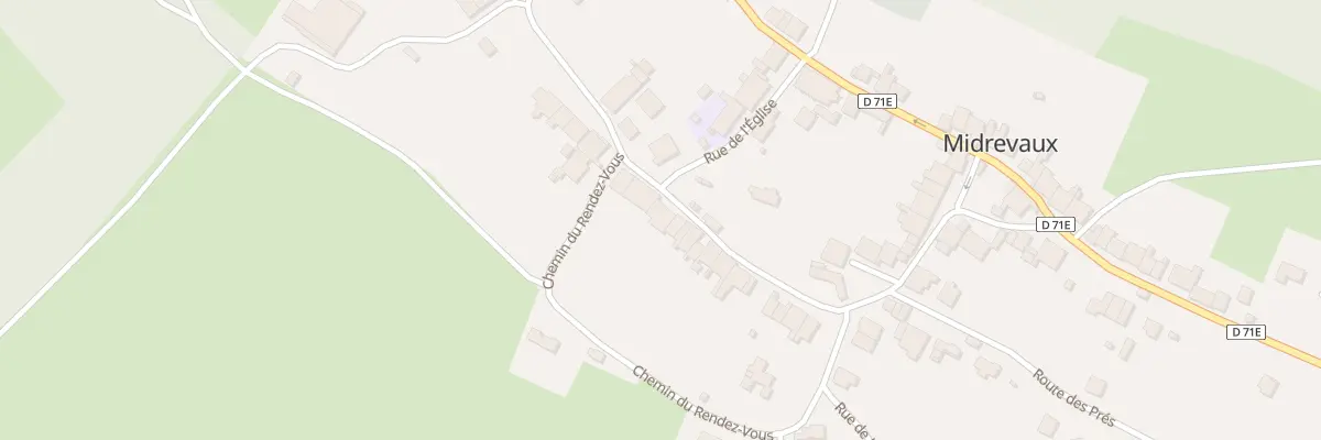 Plan du 18 Rue Neuve à Midrevaux