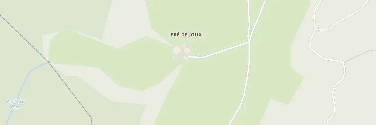 Plan du 5200 Pre de Joux à Brénod