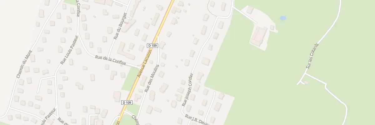 Plan du 9 Rue Joseph Cordier à Orgelet