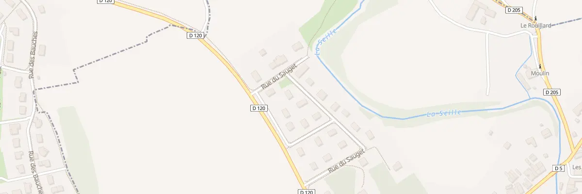Plan du 11A Rue du Sauget à Voiteur