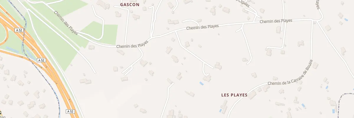 Plan du 9075 Les Playes à La Bouilladisse