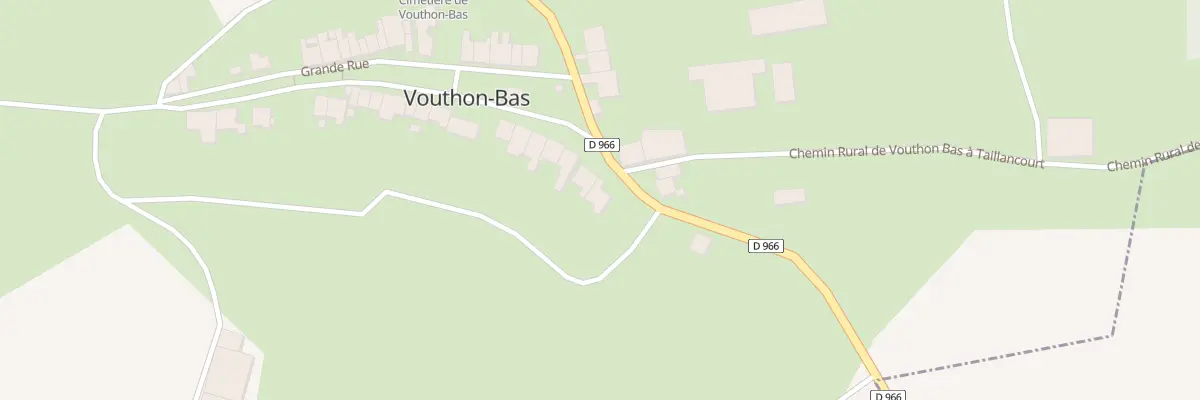 Plan du 7 Gr Grande Rue à Vouthon-Bas