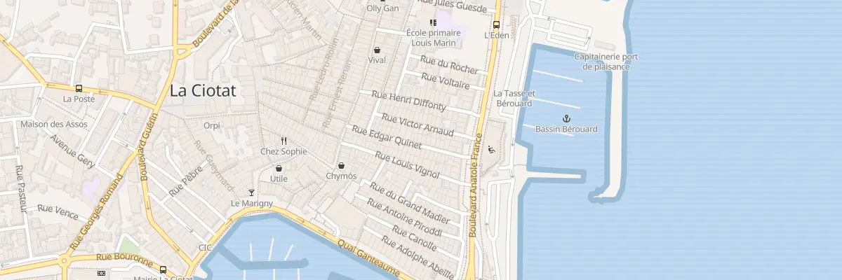 Plan du 25 Rue Edgar Quinet à La Ciotat
