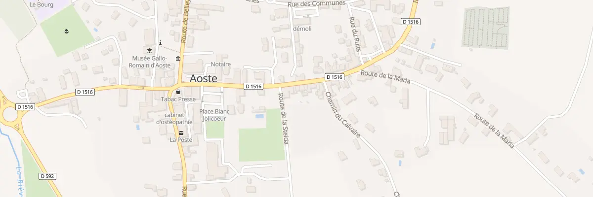 Plan du 120 Rue des Nouveaux à Aoste